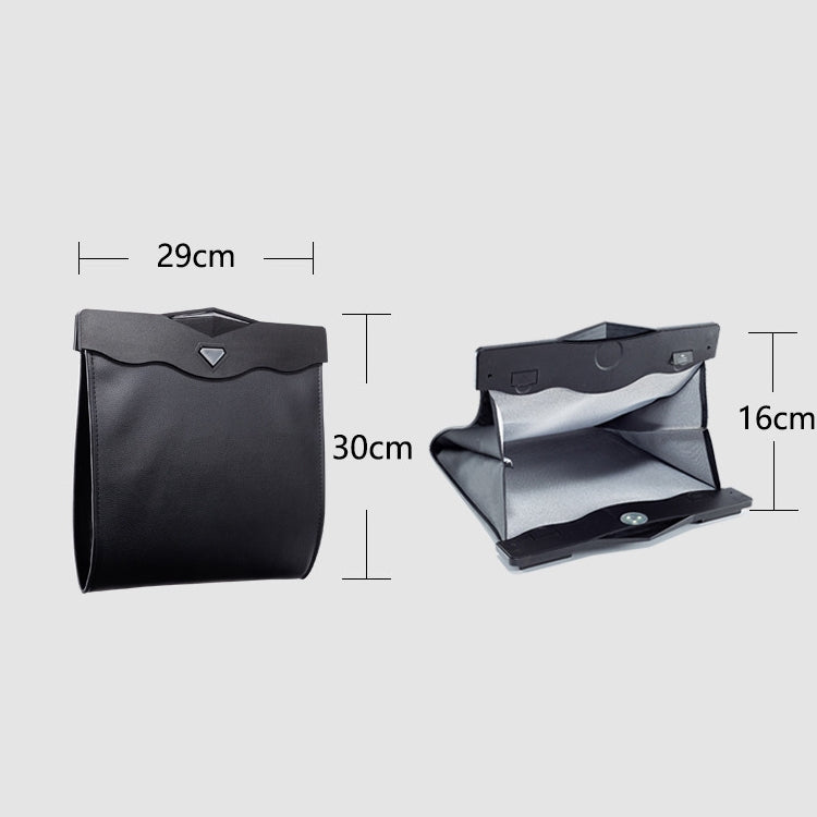 Car Multifunctional LED Design Hanging Folding Garbage Bin Storage Box (Red) - Stowing Tidying by PMC TechLife | Online Shopping South Africa | PMC TechLife | Buy Now Pay Later Mobicred