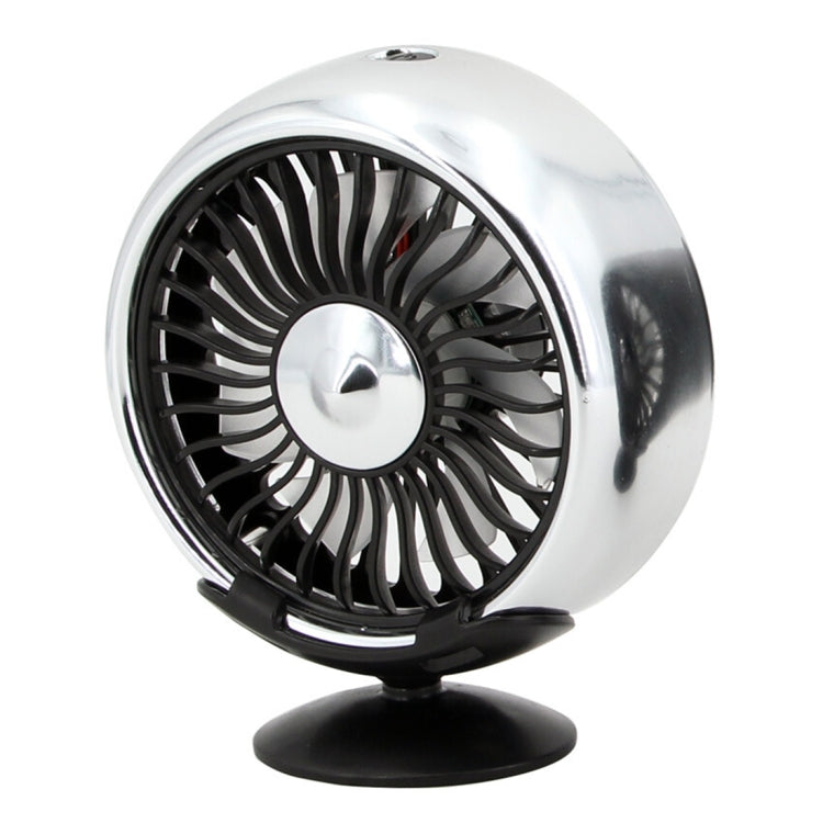 Portable Car Electric Cooling Fan with Base(Silver) - Heating & Fans by PMC TechLife | Online Shopping South Africa | PMC TechLife | Buy Now Pay Later Mobicred