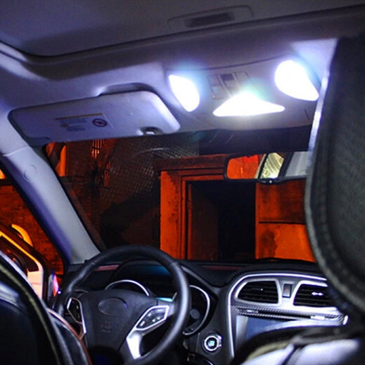 10 PCS 41mm DC12V / 2W / 7000K / 80LM 8LEDs SMD-5050 Car Reading Lamp(White Light) - Dome Lights by PMC TechLife | Online Shopping South Africa | PMC TechLife | Buy Now Pay Later Mobicred