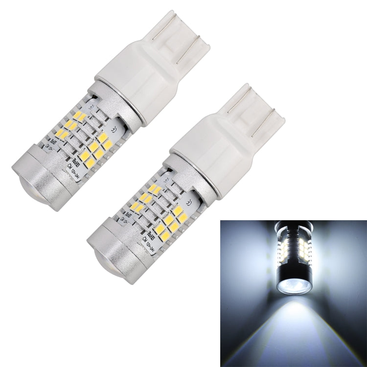 2 PCS 7443-T20-2835 10.5W 780LM 6000K 21 SMD 2835 LEDs Car Brake Light DC 12~24V(White Light) - Brake Lights by PMC Jewellery | Online Shopping South Africa | PMC Jewellery | Buy Now Pay Later Mobicred