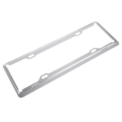 2 PCS Car License Plate Aerospace Aluminum Bracket Frame Holder Stand Mount, Size: 440mm x 140mm(Silver) - License Plate Covers & Frames by PMC Jewellery | Online Shopping South Africa | PMC Jewellery | Buy Now Pay Later Mobicred