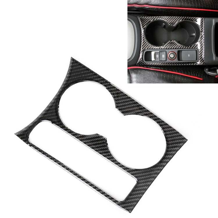 Carbon Fibre Car Water Cup Panel Decorative Sticker for Audi Q3 2013-2018 - Car Interior Mouldings by PMC TechLife | Online Shopping South Africa | PMC TechLife | Buy Now Pay Later Mobicred
