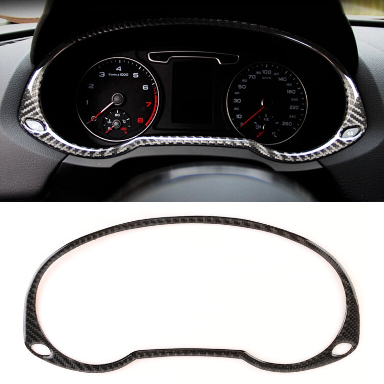 Carbon Fibre Car Dashboard Frame Decorative Sticker for Audi Q3 2013-2018 - Car Interior Mouldings by PMC TechLife | Online Shopping South Africa | PMC TechLife | Buy Now Pay Later Mobicred