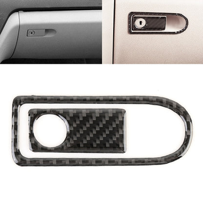 2 PCS Car Passenger Seat Storage Box Handle Carbon Fiber Decorative Sticker for Mercedes-Benz W204 2007-2013 - Car Interior Mouldings by PMC Jewellery | Online Shopping South Africa | PMC Jewellery | Buy Now Pay Later Mobicred