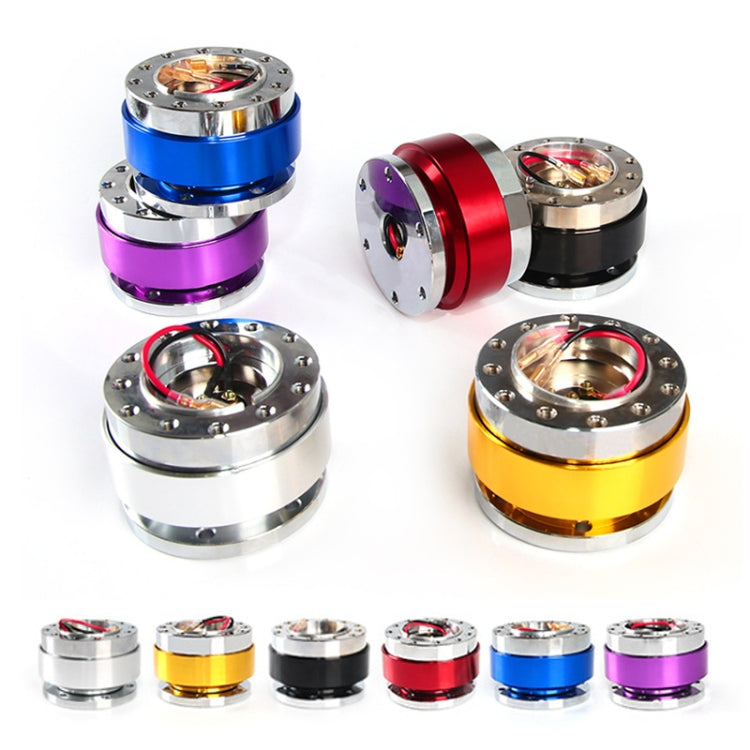 Universal 60mm Car Steering Wheel Quick Release HUB Racing Adapter Snap Off Boss Kit(Gold) - Other Tools by PMC TechLife | Online Shopping South Africa | PMC TechLife | Buy Now Pay Later Mobicred