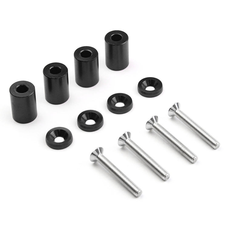 4 PCS Car Modified Isolation Column Engine Cover Blocked Up Screw Engine Turbine Ventilation Gasket Screw Washer (Black) - Nuts & Bolts by PMC TechLife | Online Shopping South Africa | PMC TechLife | Buy Now Pay Later Mobicred