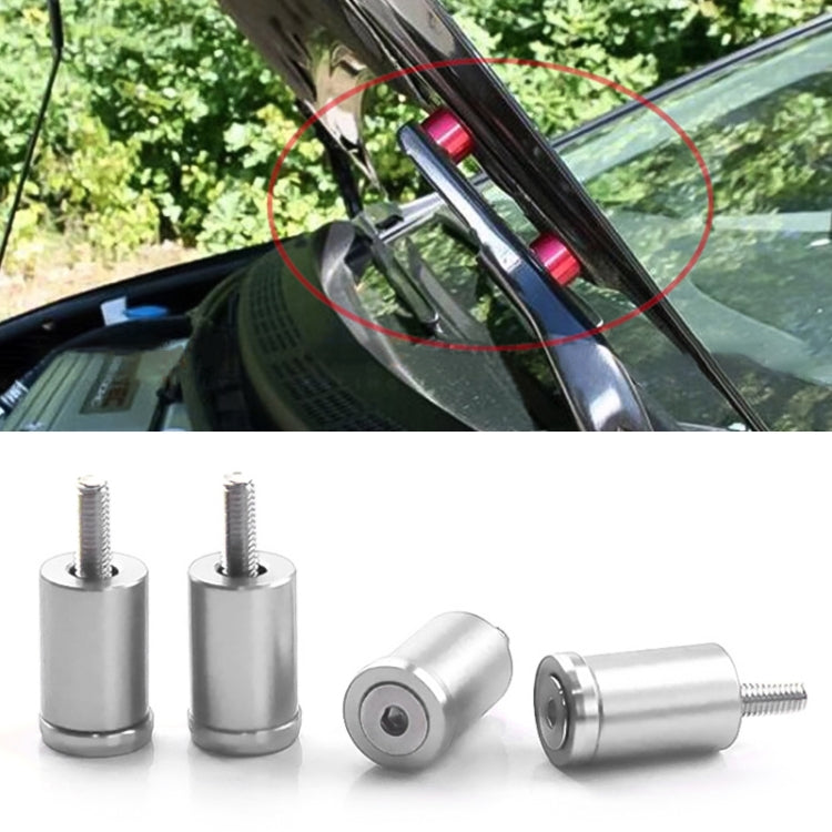 4 PCS Car Modified Isolation Column Engine Cover Blocked Up Screw Engine Turbine Ventilation Gasket Screw Washer (Silver) - Nuts & Bolts by PMC TechLife | Online Shopping South Africa | PMC TechLife | Buy Now Pay Later Mobicred