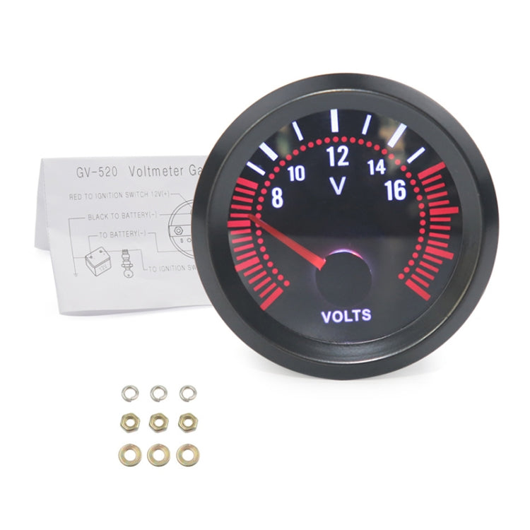 52mm 12V Universal Car Modified Voltmeter - Clocks & Car Meters by PMC TechLife | Online Shopping South Africa | PMC TechLife | Buy Now Pay Later Mobicred