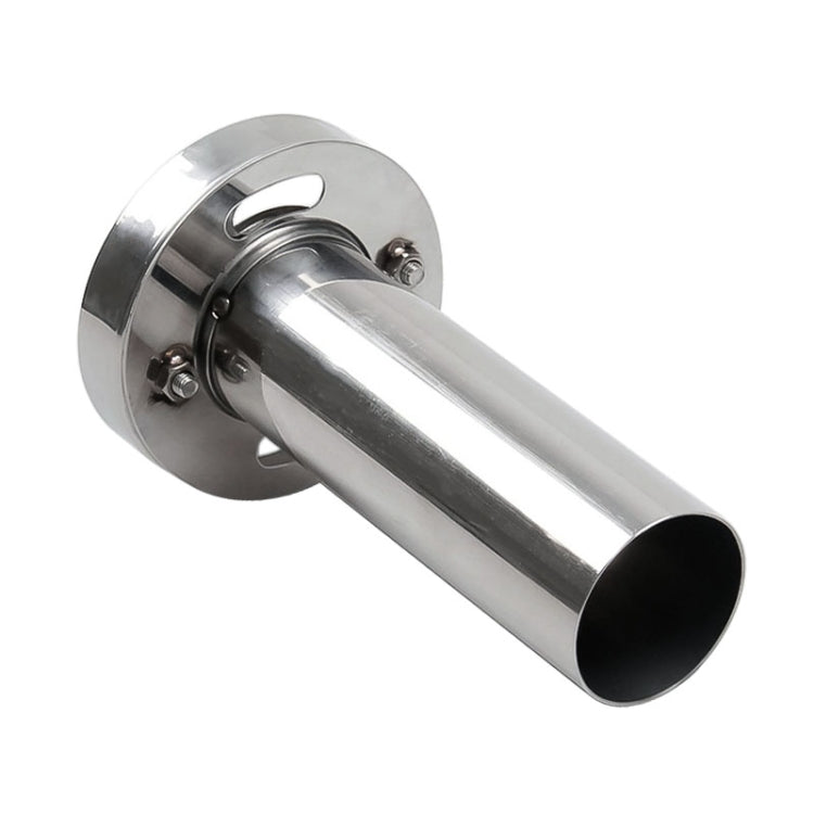 4 inch Universal Car 304 Stainless Steel Exhaust Pipe Muffler Unadjustable Tail Muffler Tip - Exhaust Pipes by PMC Jewellery | Online Shopping South Africa | PMC Jewellery | Buy Now Pay Later Mobicred