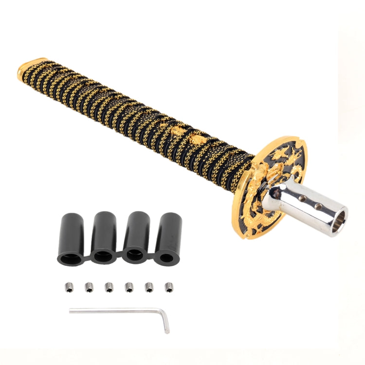 Universal Samurai Shape Manual or Automatic Gear Shift Knob, Length: 31.5cm (Gold) - Shift Knob by PMC TechLife | Online Shopping South Africa | PMC TechLife | Buy Now Pay Later Mobicred