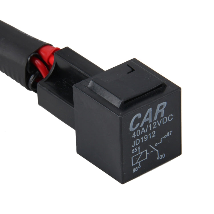 DC 12V 40A H1 Bulb Strengthen Line Group HID Xenon Controller Cable Relay Wiring - Wires by PMC TechLife | Online Shopping South Africa | PMC TechLife | Buy Now Pay Later Mobicred