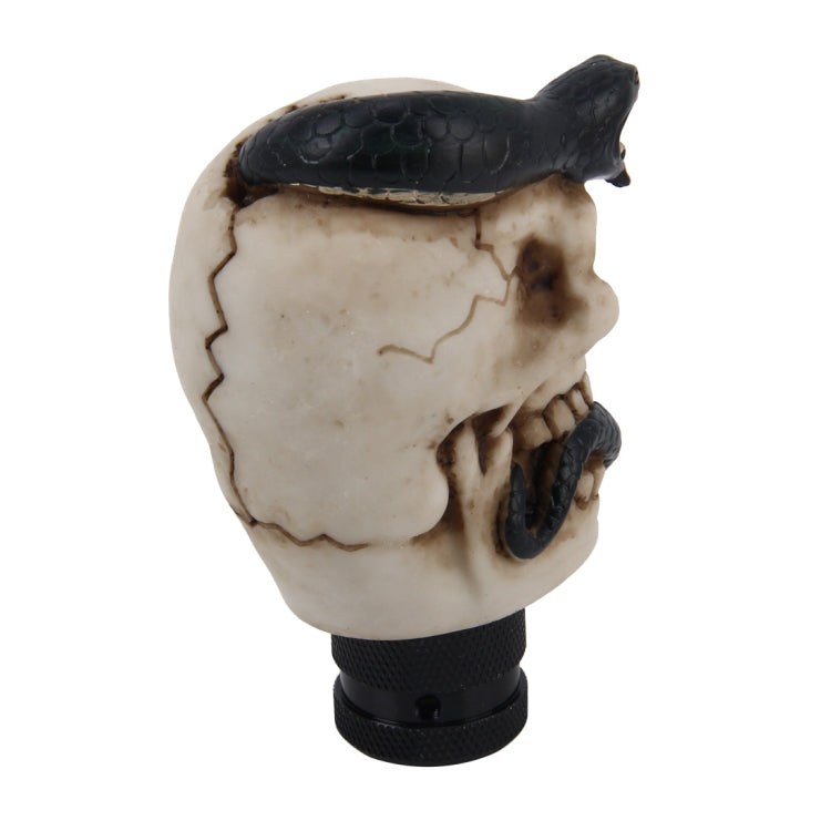 Universal Skull with a Snake Shape Car Gear Shift Knob Modified Car Gear Shift Knob Auto Transmission Shift Lever Knob Resin Gear Knobs - Shift Knob by PMC TechLife | Online Shopping South Africa | PMC TechLife | Buy Now Pay Later Mobicred