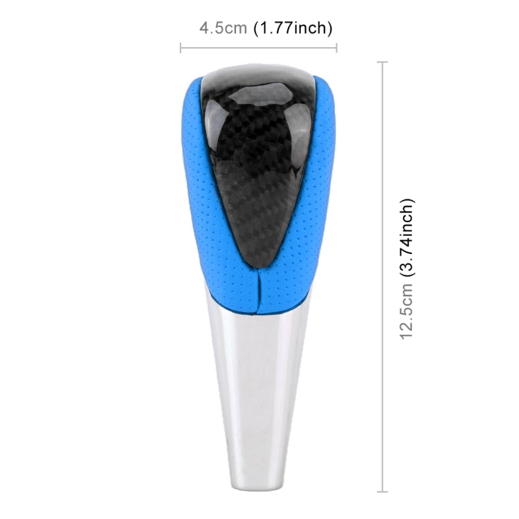 Universal High Carbon Fiber Texture Leather Hole Pattern Car Gear Shift Knob Modified Shifter Lever Knob - Shift Knob by PMC TechLife | Online Shopping South Africa | PMC TechLife | Buy Now Pay Later Mobicred
