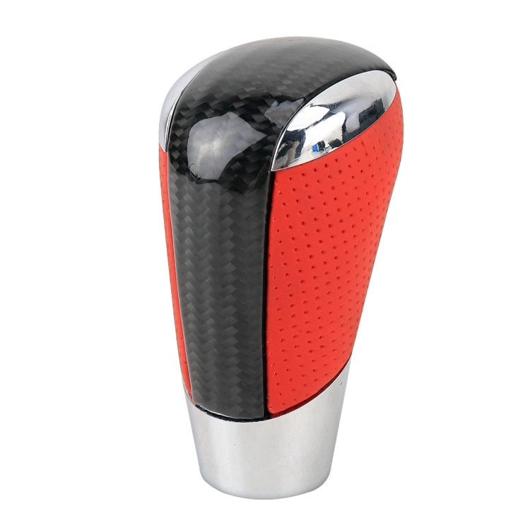 Universal Carbon Fiber Texture Leather Hole Pattern Car Gear Shift Knob Modified Shifter Lever Knob - Shift Knob by PMC TechLife | Online Shopping South Africa | PMC TechLife | Buy Now Pay Later Mobicred