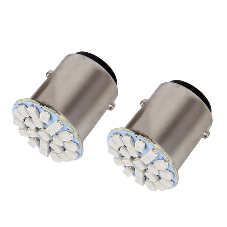 10 PCS Car Auto 1.2W 1157 BAY15D 22-LED Bulbs Brake Light - Brake Lights by PMC TechLife | Online Shopping South Africa | PMC TechLife | Buy Now Pay Later Mobicred