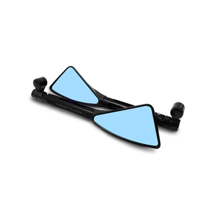 2 PCS Motorcycle Parts CNC Technology Aluminum Alloy Rearview Mirror Side Mirror(Black) - Side Mirrors by PMC TechLife | Online Shopping South Africa | PMC TechLife | Buy Now Pay Later Mobicred