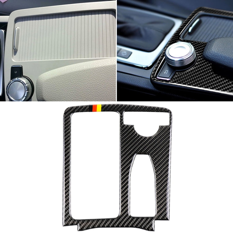 Car German Flag Carbon Fiber Right Drive Gear Position Panel Decorative Sticker for Mercedes-Benz W204 2007-2013 / W212 2010-2012 - Car Interior Mouldings by PMC Jewellery | Online Shopping South Africa | PMC Jewellery | Buy Now Pay Later Mobicred