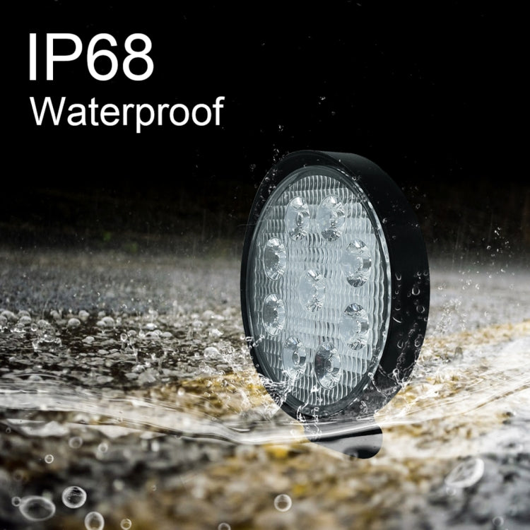 6.7W White Light Round-Shaped Waterproof Car Boat Marine Work Lights Spotlight LED Bulbs, DC 9-30V - Work Lights by PMC TechLife | Online Shopping South Africa | PMC TechLife | Buy Now Pay Later Mobicred