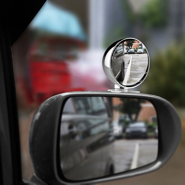 3R-044 Auxiliary Rear View Mirror Car Adjustable Blind Spot Mirror Wide Angle Auxiliary Rear View Side Mirror(Black) - Interior Mirrors by 3R | Online Shopping South Africa | PMC TechLife | Buy Now Pay Later Mobicred