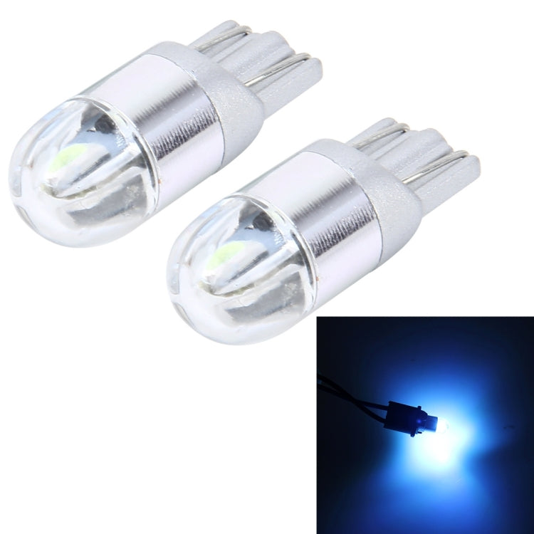 2 PCS T10 2W 2 SMD-3030 LED Car Clearance Lights Lamp, DC 12V (Ice Blue Light) - Clearance Lights by PMC TechLife | Online Shopping South Africa | PMC TechLife | Buy Now Pay Later Mobicred
