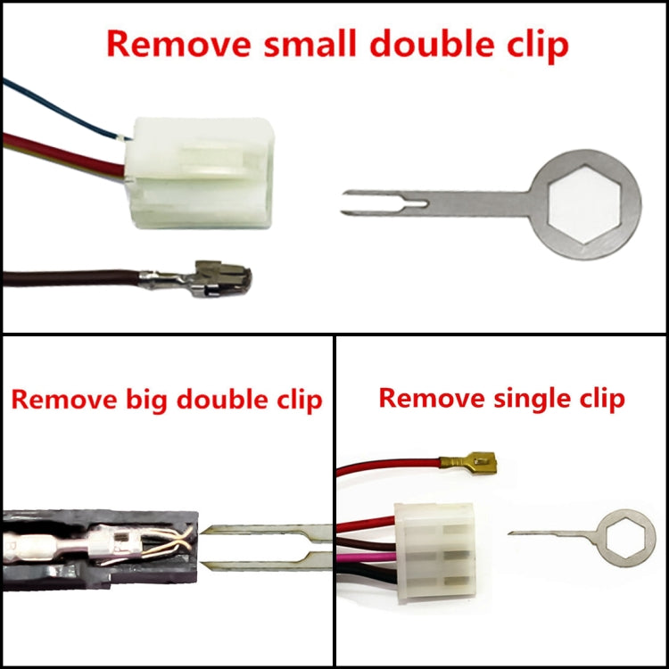 11 PCS Auto Car Plug Circuit Board Wire Harness Terminal Extraction Pick Connector Crimp Pin Back Needle Remove Tool - Booster Cable & Clip by PMC Jewellery | Online Shopping South Africa | PMC Jewellery