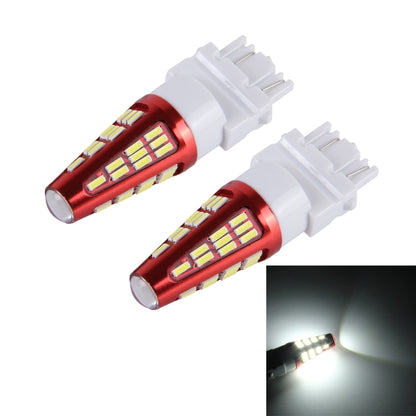 2 PCS 3157 10W 800LM 6000K 48 SMD-4014 LEDs Canbus Car Brake Light Lamp, DC 12V(White Light) - Brake Lights by PMC Jewellery | Online Shopping South Africa | PMC Jewellery | Buy Now Pay Later Mobicred