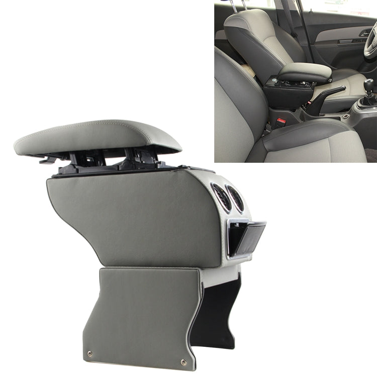 Car ABS Leather Wrapped Armrest Box with Fast Charge USB Holes and Cables for Tiguan(Grey) - Stowing Tidying by PMC TechLife | Online Shopping South Africa | PMC TechLife | Buy Now Pay Later Mobicred