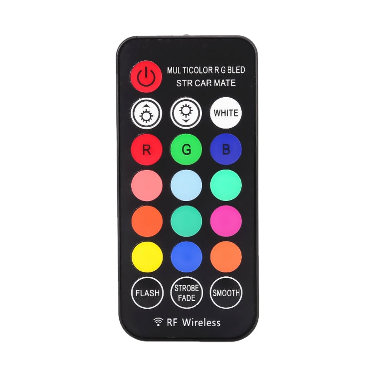 2 PCS W5W 194 T10 Multi Colors 10 SMD 3535 LED Car Clearance Light Marker Light with Remote Control, DC 12V - Clearance Lights by PMC TechLife | Online Shopping South Africa | PMC TechLife | Buy Now Pay Later Mobicred