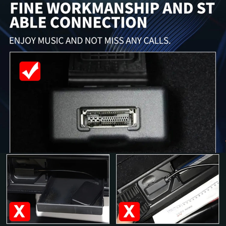 Car MMI 3G AMI Bluetooth Audio Cable Wiring Harness for Audi Q5 A5 A7 R7 S5 Q7 A6L A8L A4L - DIY Cables by PMC TechLife | Online Shopping South Africa | PMC TechLife | Buy Now Pay Later Mobicred