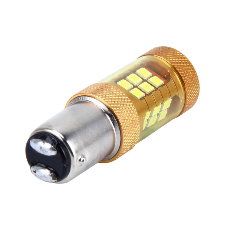 2 PCS 1157/BAY15D 10W 1000 LM Car Turn Lights with 28 SMD-3030 LED Lamps, DC 12V(Gold Light) - Arrow Turn Lights by PMC Jewellery | Online Shopping South Africa | PMC Jewellery | Buy Now Pay Later Mobicred