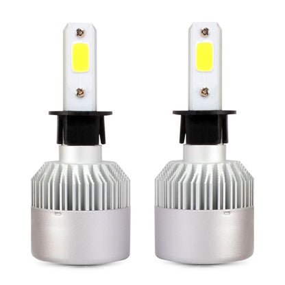 S2 2PCS H3 18W 1800LM 6500K 2 COB LED Waterproof IP67 Car Headlight Lamps, DC 9-32V(White Light) - LED Headlamps by PMC Jewellery | Online Shopping South Africa | PMC Jewellery | Buy Now Pay Later Mobicred