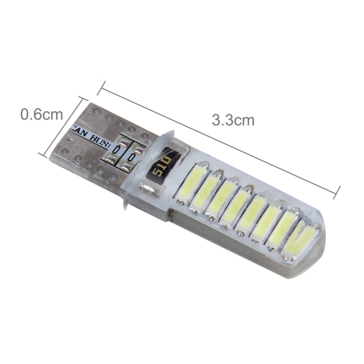 2PCS T10 3W 16 SMD-4014 LEDs Car Clearance Lights Lamp, DC 12V(White Light) - Clearance Lights by PMC TechLife | Online Shopping South Africa | PMC TechLife | Buy Now Pay Later Mobicred