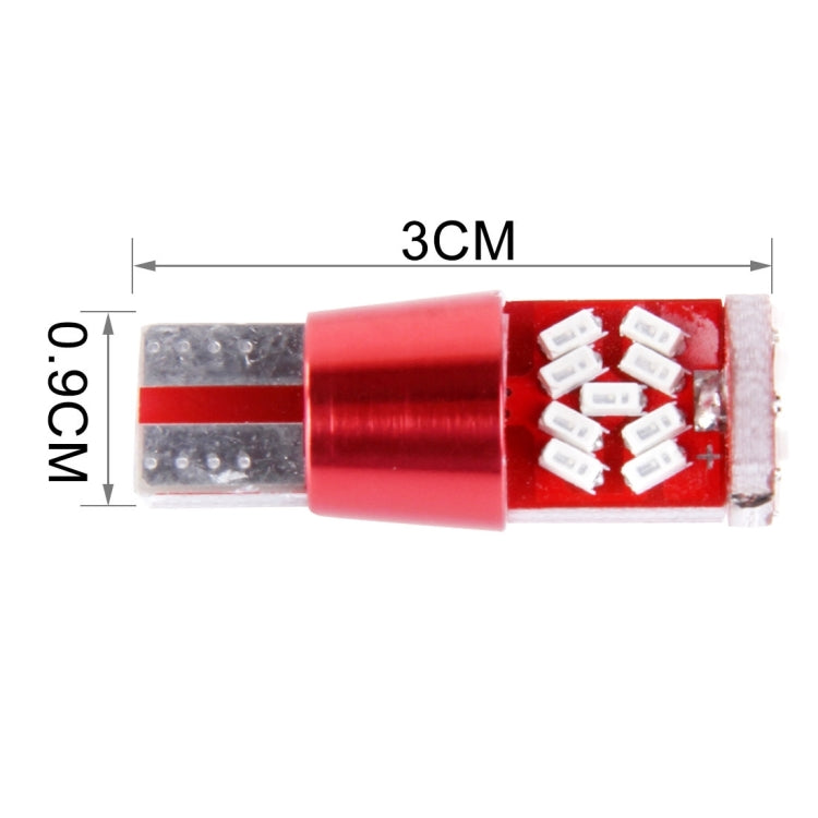 2 PCS T10 5W 27 SMD-3014 LEDs Car Clearance Light Lamp, DC 12V(Green Light) - Clearance Lights by PMC TechLife | Online Shopping South Africa | PMC TechLife | Buy Now Pay Later Mobicred