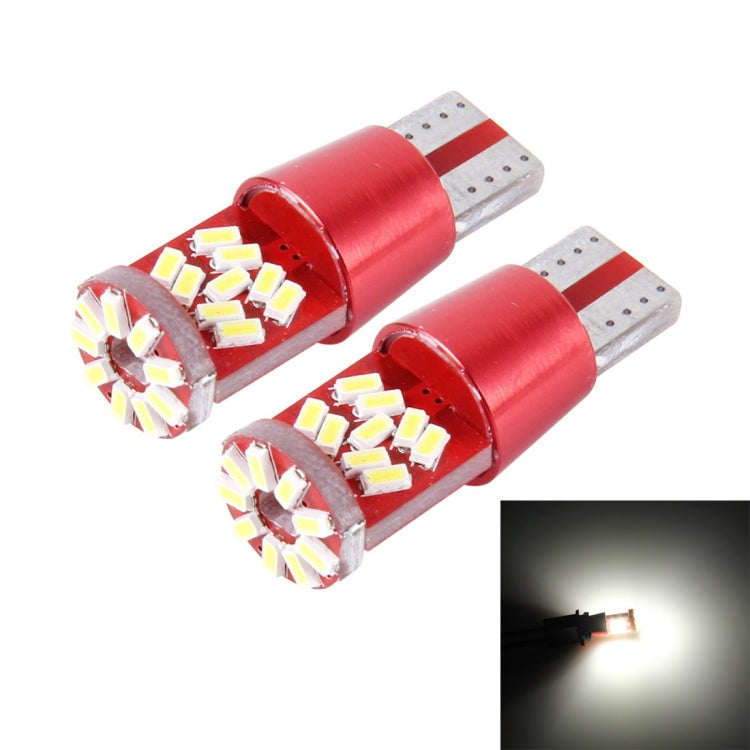 2 PCS T10 5W 27 SMD-3014 LEDs Car Clearance Light Lamp, DC 12V(White Light) - Clearance Lights by PMC Jewellery | Online Shopping South Africa | PMC Jewellery | Buy Now Pay Later Mobicred