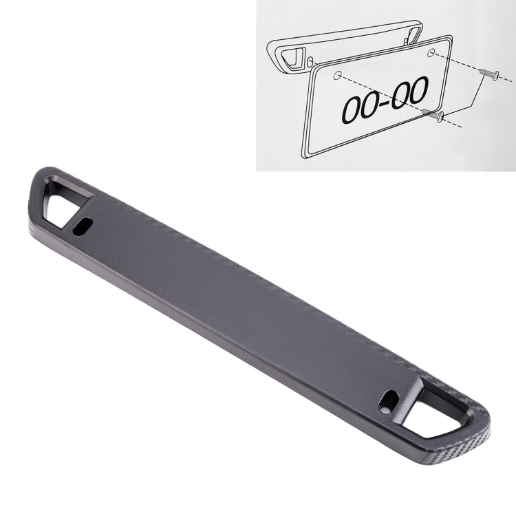 Universal Car License Holder Number Plate Frame Carbon Fiber License Plate Holder - License Plate Covers & Frames by PMC TechLife | Online Shopping South Africa | PMC TechLife | Buy Now Pay Later Mobicred