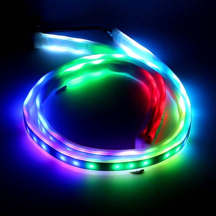 2 PCS 60cm DC12V 19W Ultra-thin Car Colorful Turn Lights / Running Lights SMD-5050 LED Bulbs - Running Lights by PMC Jewellery | Online Shopping South Africa | PMC Jewellery | Buy Now Pay Later Mobicred