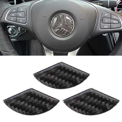 Car Carbon Fiber Steering Wheel Decorative Sticker for Mercedes-Benz GLA 2015-2018 - Car Interior Mouldings by PMC Jewellery | Online Shopping South Africa | PMC Jewellery | Buy Now Pay Later Mobicred