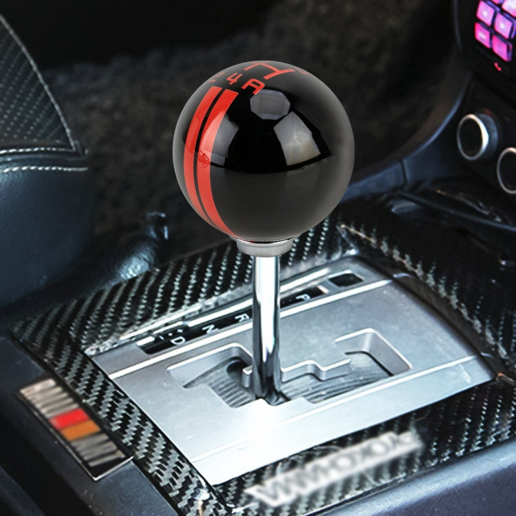 Universal Vehicle Ball Shape Modified Resin Shifter Manual 5-Speed Gear Shift Knob (Black Red) - Shift Knob by PMC TechLife | Online Shopping South Africa | PMC TechLife | Buy Now Pay Later Mobicred