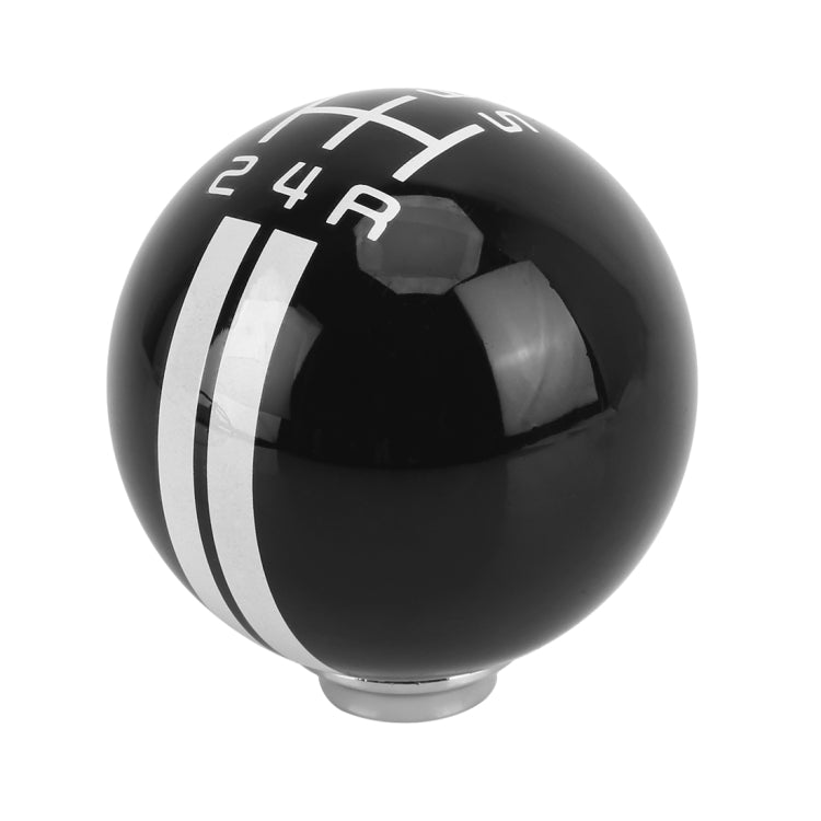 Universal Vehicle Ball Shape Modified Resin Shifter Manual 5-Speed Gear Shift Knob(Black White) - Shift Knob by PMC TechLife | Online Shopping South Africa | PMC TechLife | Buy Now Pay Later Mobicred