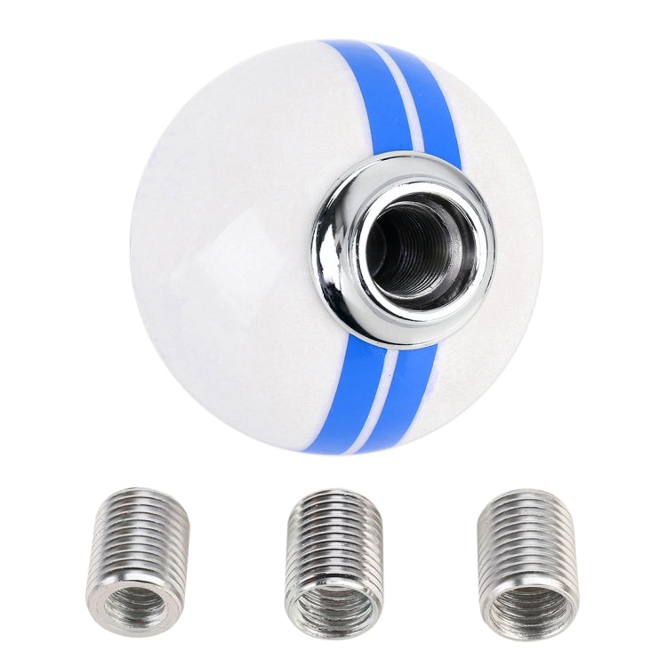 Universal Vehicle Ball Shape Modified Resin Shifter Manual 6-Speed Left-R Gear Shift Knob(Blue) - Shift Knob by PMC TechLife | Online Shopping South Africa | PMC TechLife | Buy Now Pay Later Mobicred