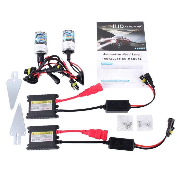 2PCS 35W H8/H11 2800 LM Slim HID Xenon Light with 2 Alloy HID Ballast, High Intensity Discharge Lamp, Color Temperature: 8000K - Xenon Lights by PMC Jewellery | Online Shopping South Africa | PMC Jewellery | Buy Now Pay Later Mobicred