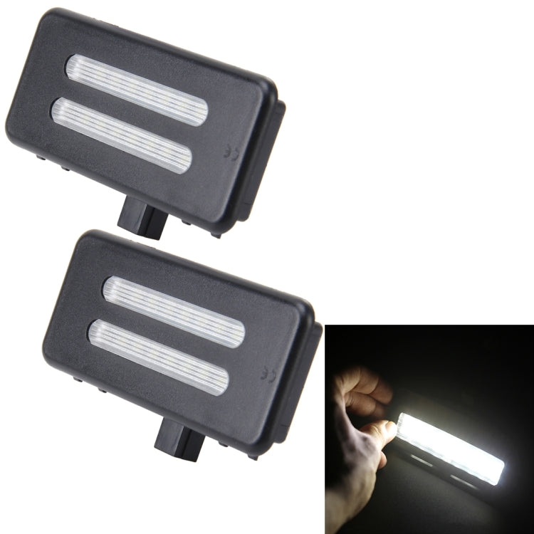 2 PCS White Light Car LED Vanity Mirror Lamp Lights with 18 SMD-3528 Lamps for BMW E60/ E60N/ E61/ E61N/ E90/ E90N/ E91/ E91N/ E92/ E92N/ E70/ E71/ E84/ F25/ X3 - free shipping - PMC TechLife - Order now!