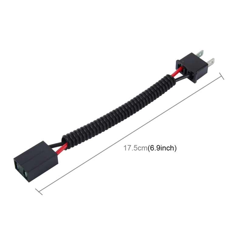 2 PCS H7 Car HID Xenon Headlight Male to Female Conversion Cable - Wires by PMC TechLife | Online Shopping South Africa | PMC TechLife | Buy Now Pay Later Mobicred