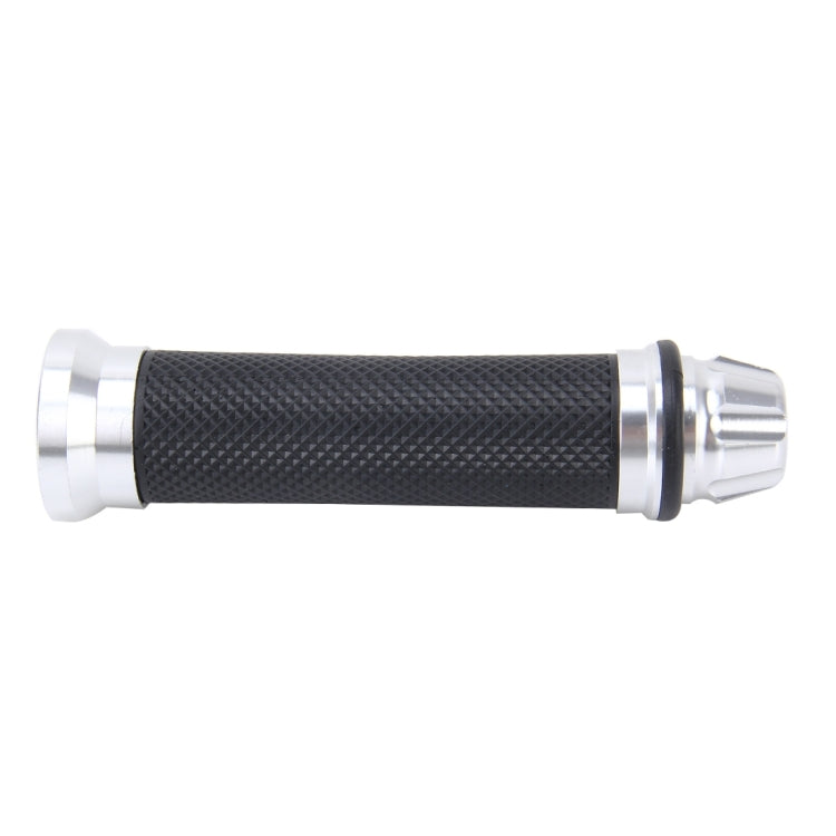 2 PCS Motorcycle Net Texture Metal Left Handle Bar Grips with Rubber Cover for Yamaha - Grips by PMC TechLife | Online Shopping South Africa | PMC TechLife | Buy Now Pay Later Mobicred