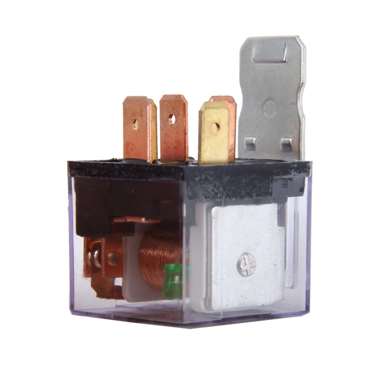 10 PCS JD-1914 80 AMP 12V Waterproof Car Auto Five Plugs Relay with Warning Light - free shipping - PMC TechLife - Order now!
