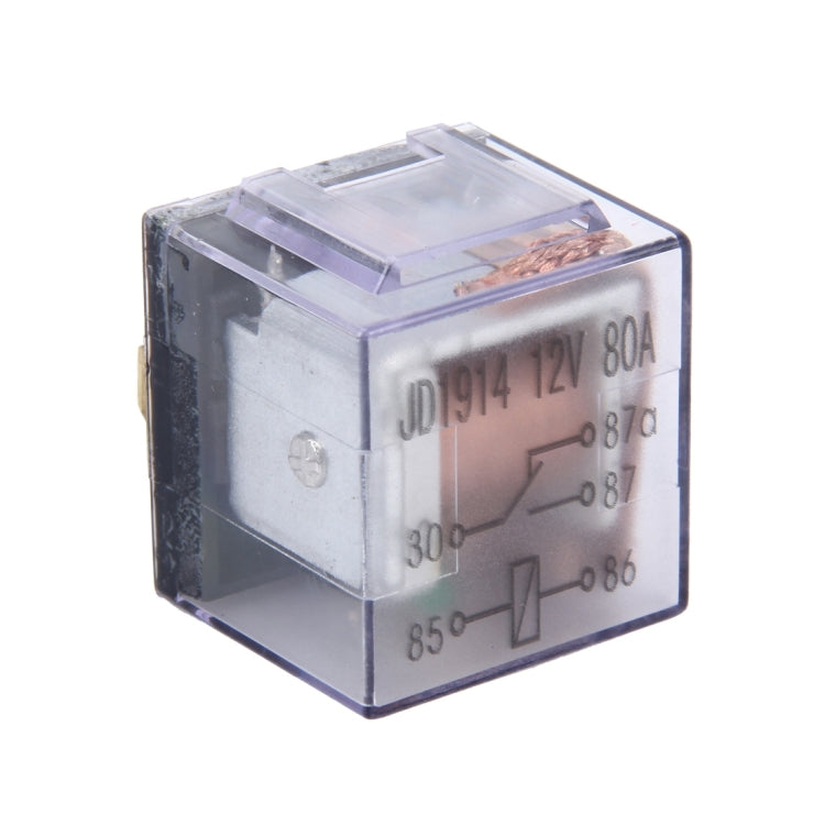 10 PCS JD-1914 80 AMP 12V Waterproof Car Auto Five Plugs Relay with Warning Light - free shipping - PMC TechLife - Order now!