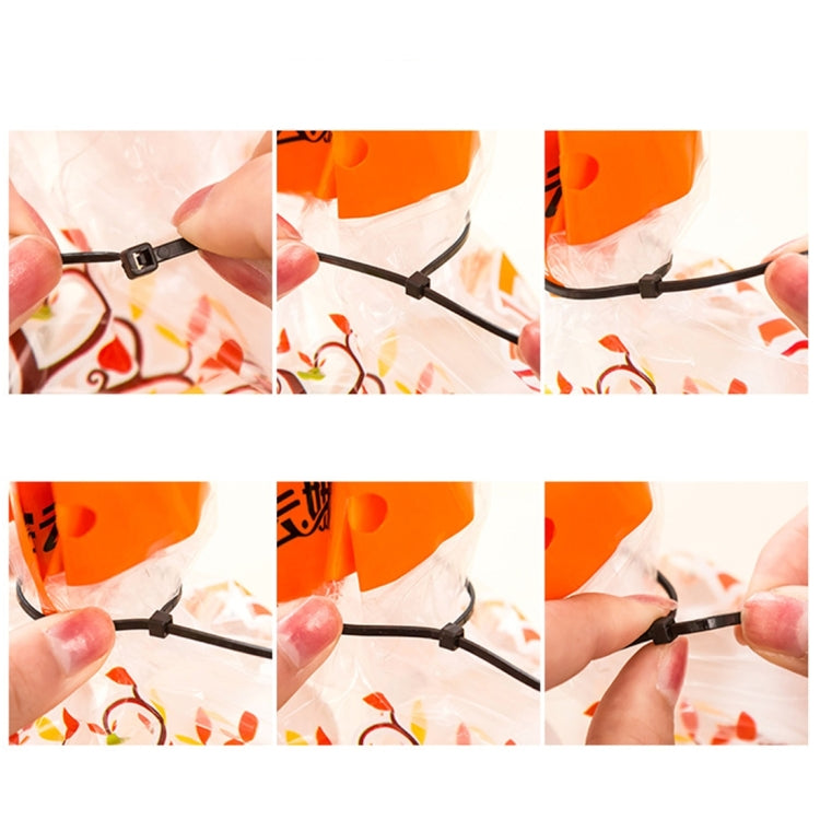 500pcs /Pack 4mm*300mm Nylon Cable Ties - Booster Cable & Clip by PMC TechLife | Online Shopping South Africa | PMC TechLife | Buy Now Pay Later Mobicred