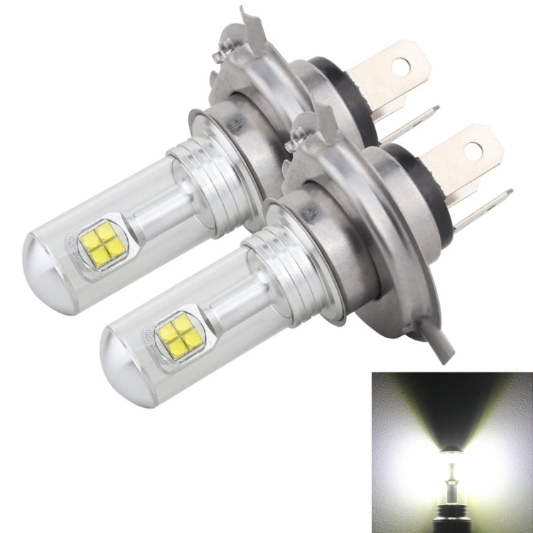 2 PCS  H4 40W 800 LM 6000K 8 CREE LEDs Car Fog Lights, DC 12V(White Light) - Fog / Driving Lights by PMC Jewellery | Online Shopping South Africa | PMC Jewellery | Buy Now Pay Later Mobicred