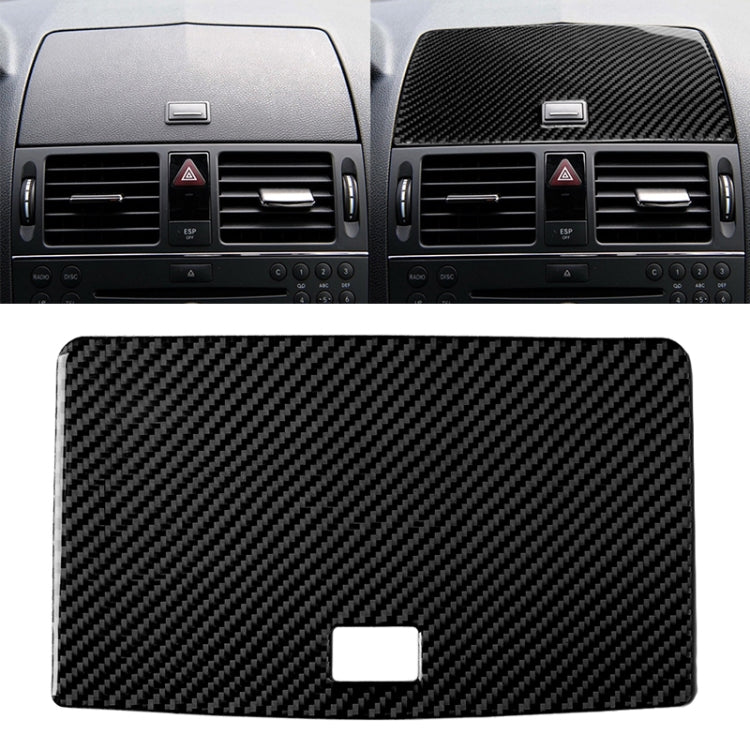 Car Carbon Fiber Console Navigation Panel Decorative Sticker for Mercedes-Benz W204 C Class 2007-2010 - Car Interior Mouldings by PMC TechLife | Online Shopping South Africa | PMC TechLife