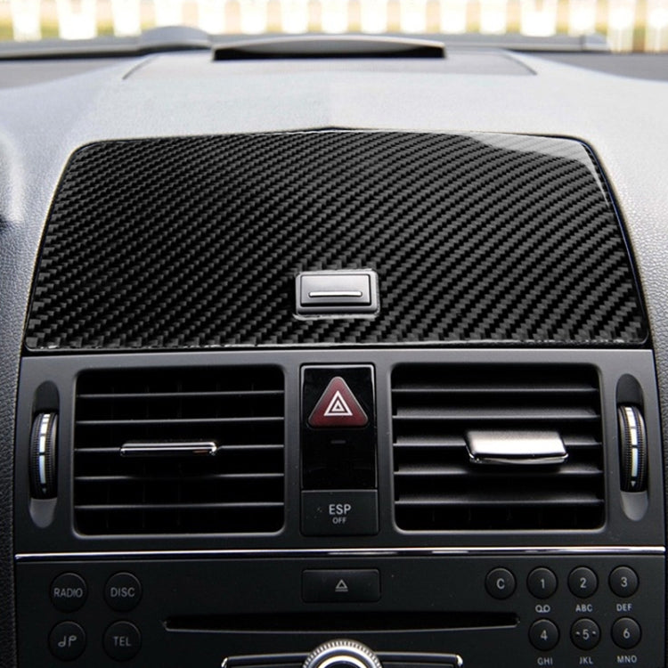 Car Carbon Fiber Console Navigation Panel Decorative Sticker for Mercedes-Benz W204 C Class 2007-2010 - Car Interior Mouldings by PMC TechLife | Online Shopping South Africa | PMC TechLife